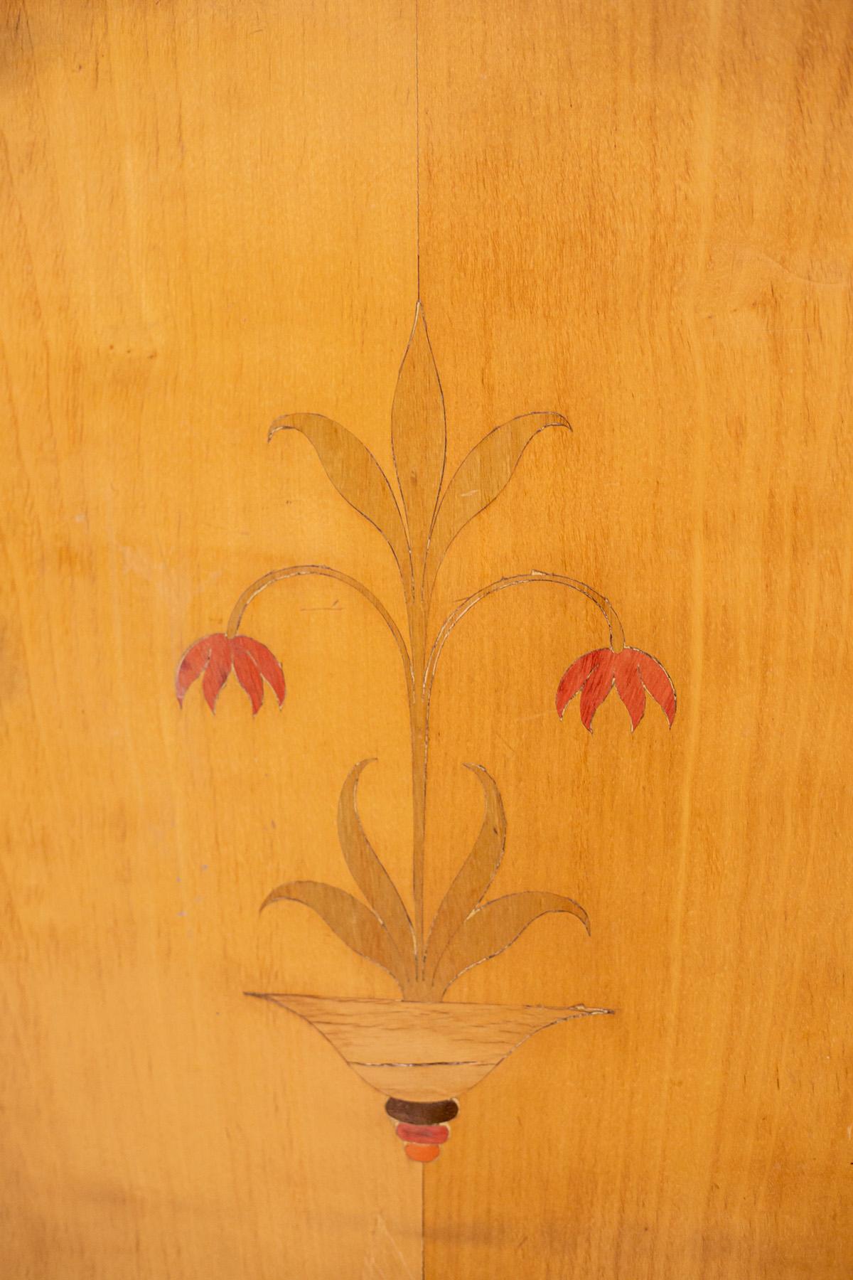 Italienisches Sideboard aus Holz und Messing, Paolo Buffa zugeschrieben im Angebot 7