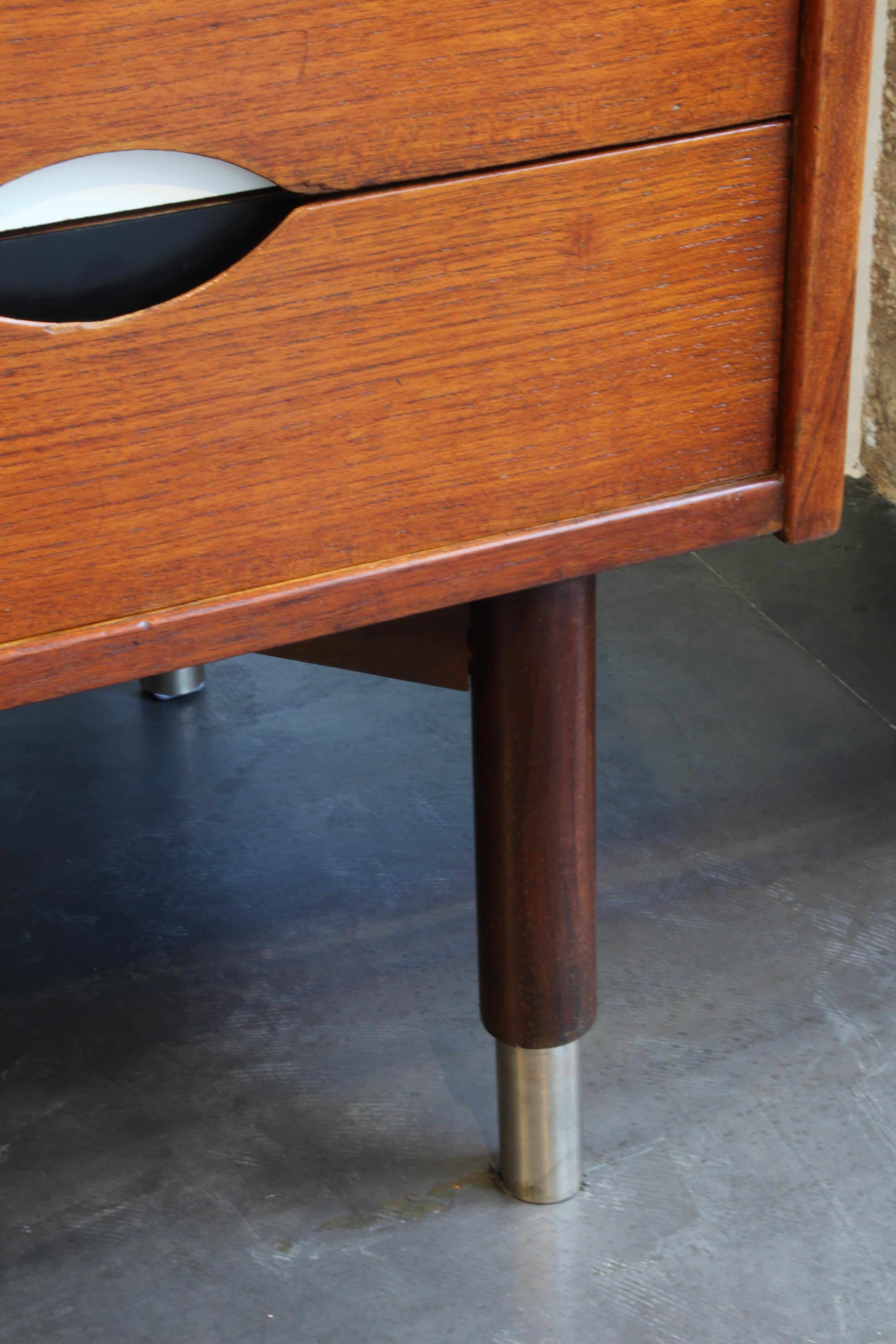 Brushed Italian sideboard by Stildomus  1960s