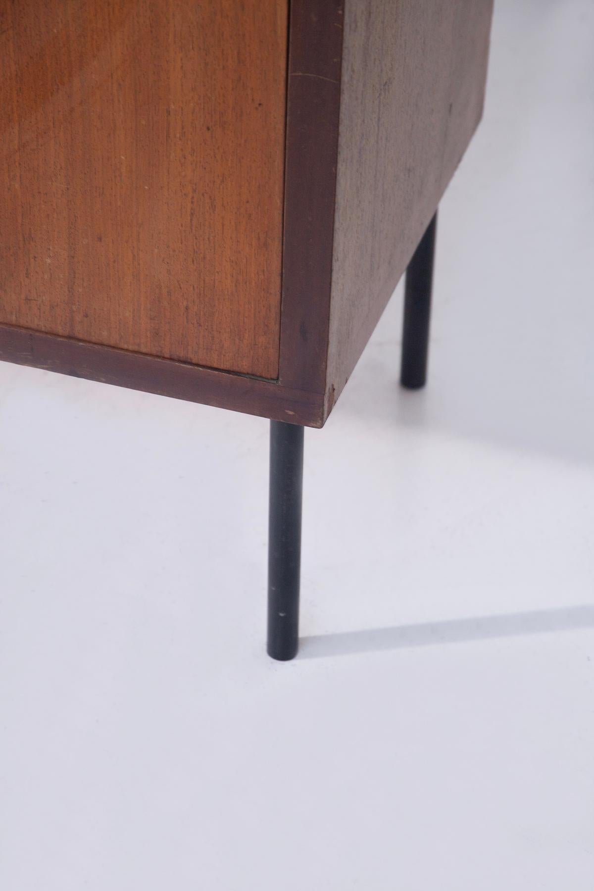 Italian sideboard by Studio B.B.P.R. branded, with brass handles For Sale 4
