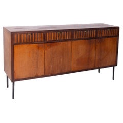 Italienisches Sideboard von Studio B.B.P.R. mit Markenzeichen und Messinggriffen