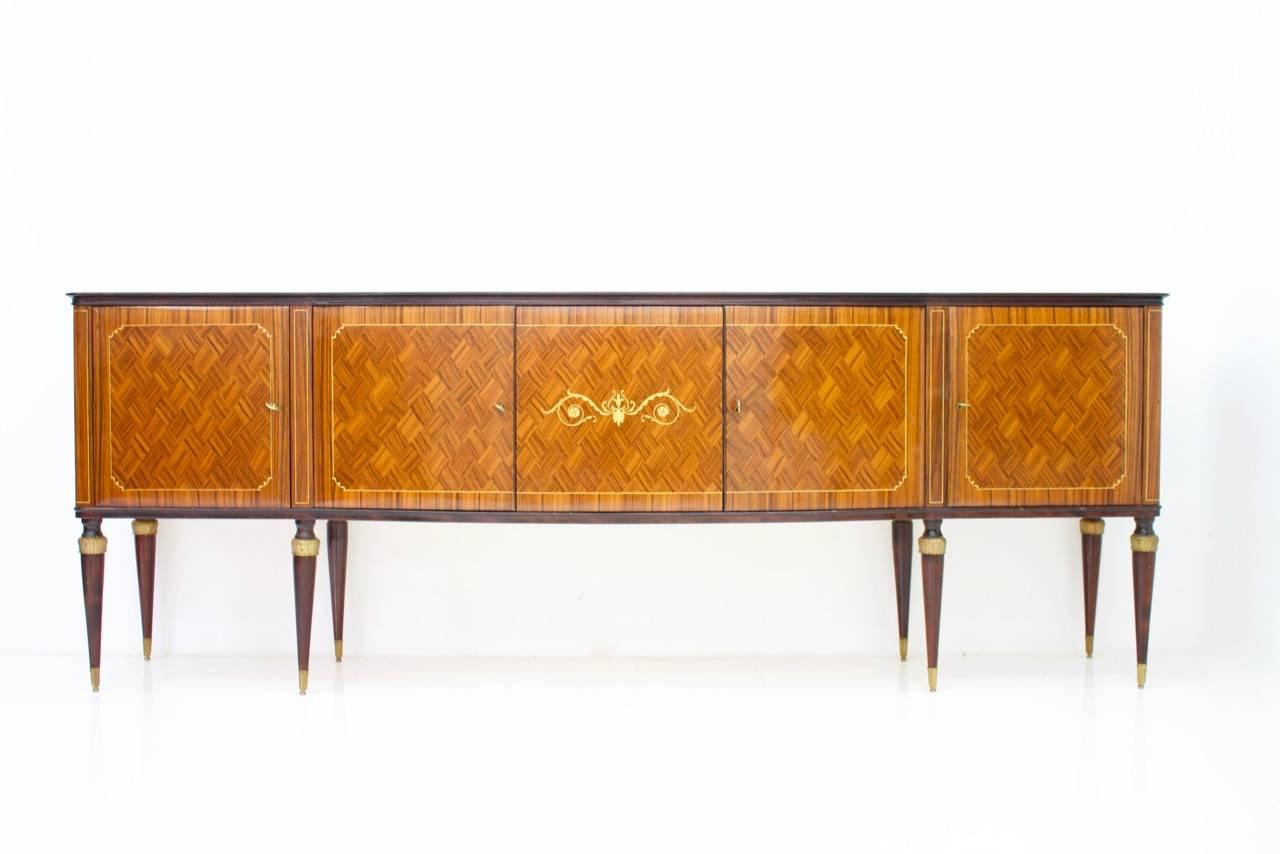 Italian Sideboard Credenza with Mirror, 1959 6