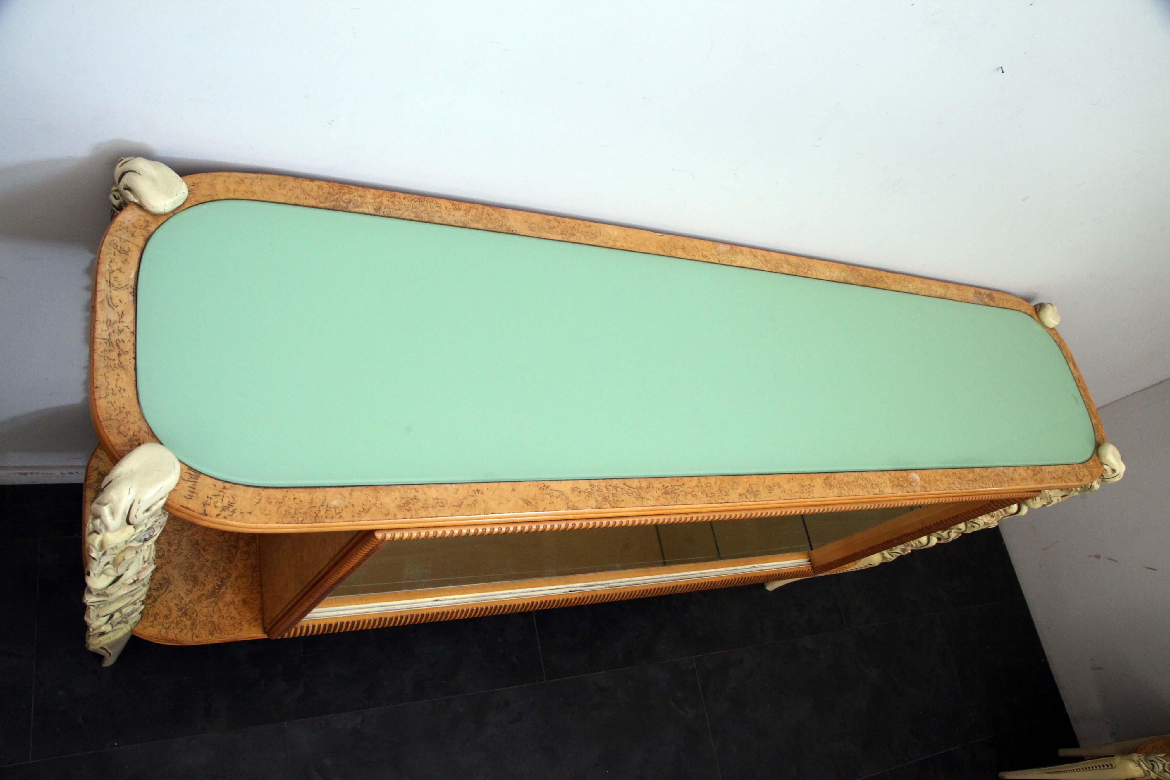 Mid-Century Modern Italian Sideboard from La Permanente Mobili Cantù, 1940s For Sale