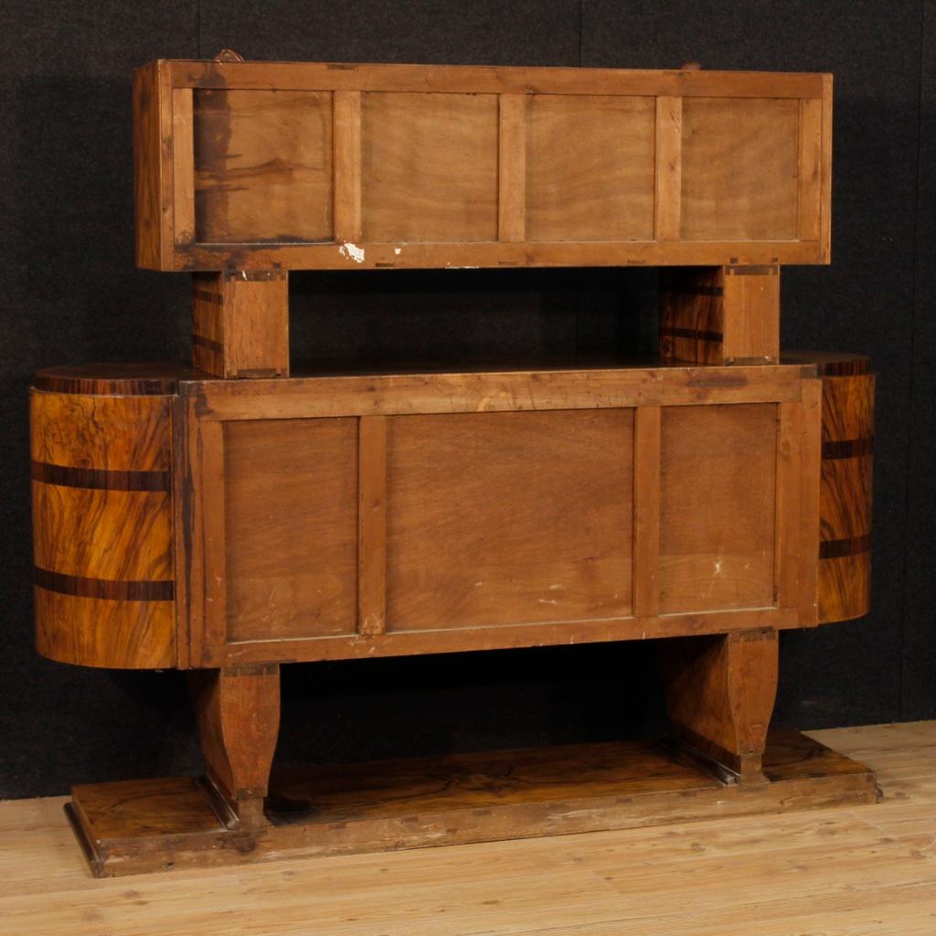 Italian Sideboard in Inlaid Wood in Art Deco Style from 20th Century 5