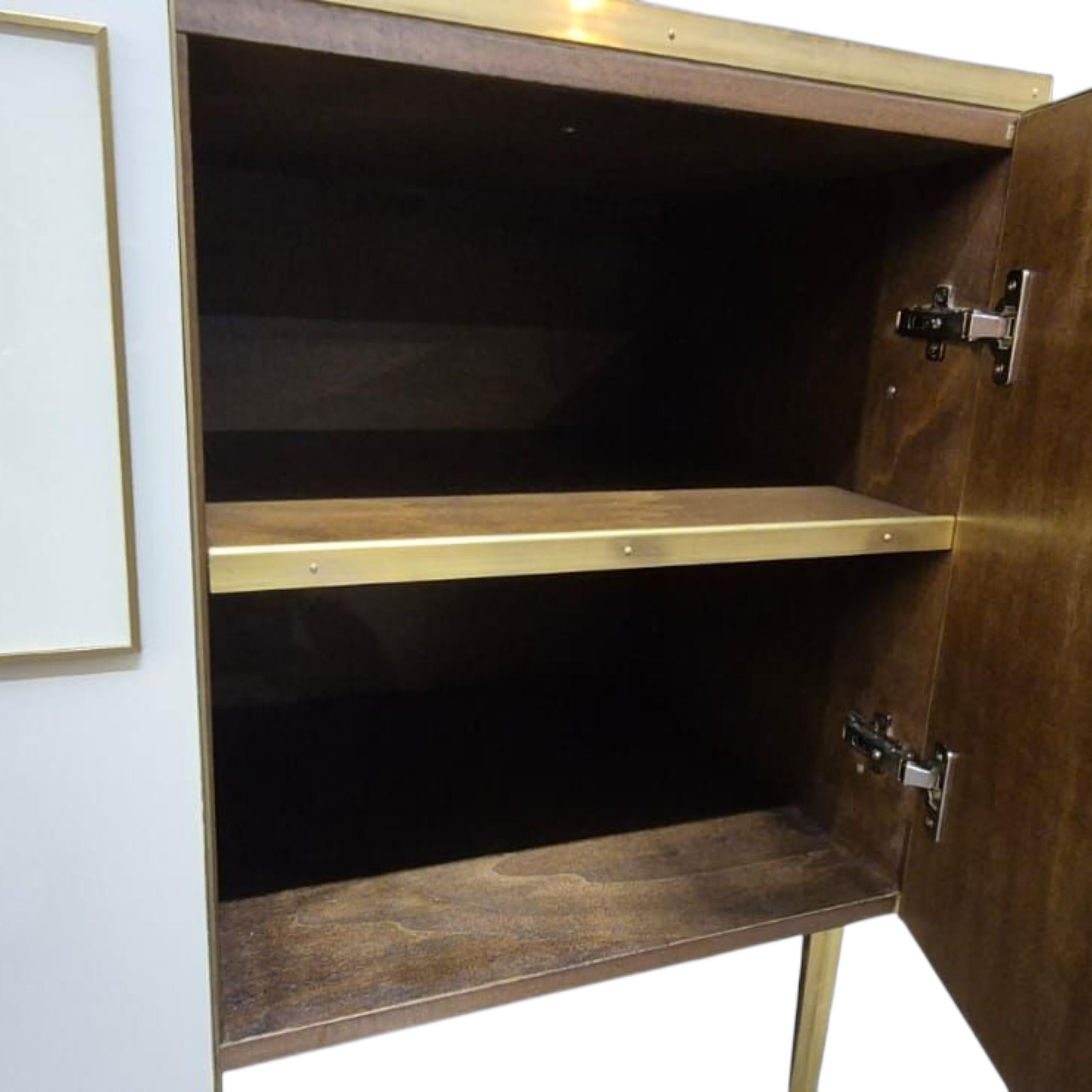 
  About the Item
  <p>
    Designed and entirely handcrafted in Italy by <strong>Justfurnituress</strong>, this elegant
    three-door sideboard is a striking example of contemporary Italian craftsmanship, combining
    geometric precision with