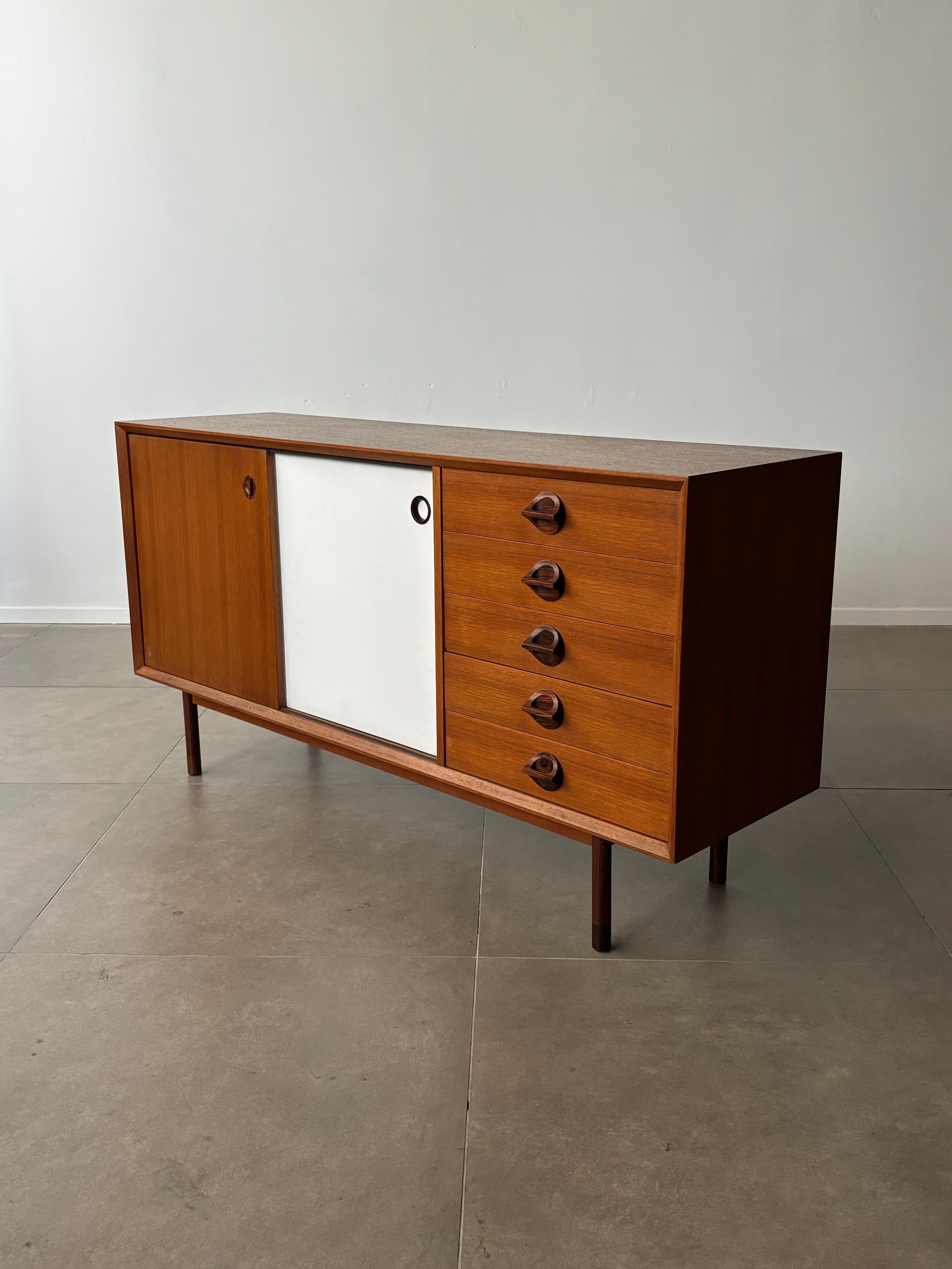 Italian sideboard “Monika” by George Coslin for Faram, designed in the 1960s For Sale 1