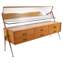 Italienisches Sideboard, Silvio Cavatorta, 50er-Jahre