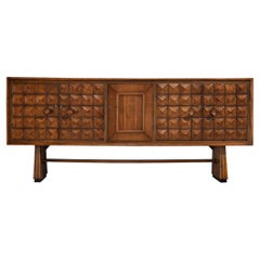 Italian Sideboard with Architectural and Decorative Elements