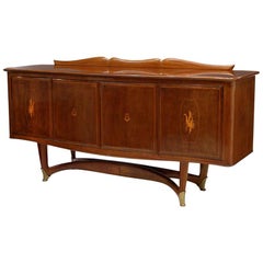 Italian Sideboard with Bar Cabinet by Dassi