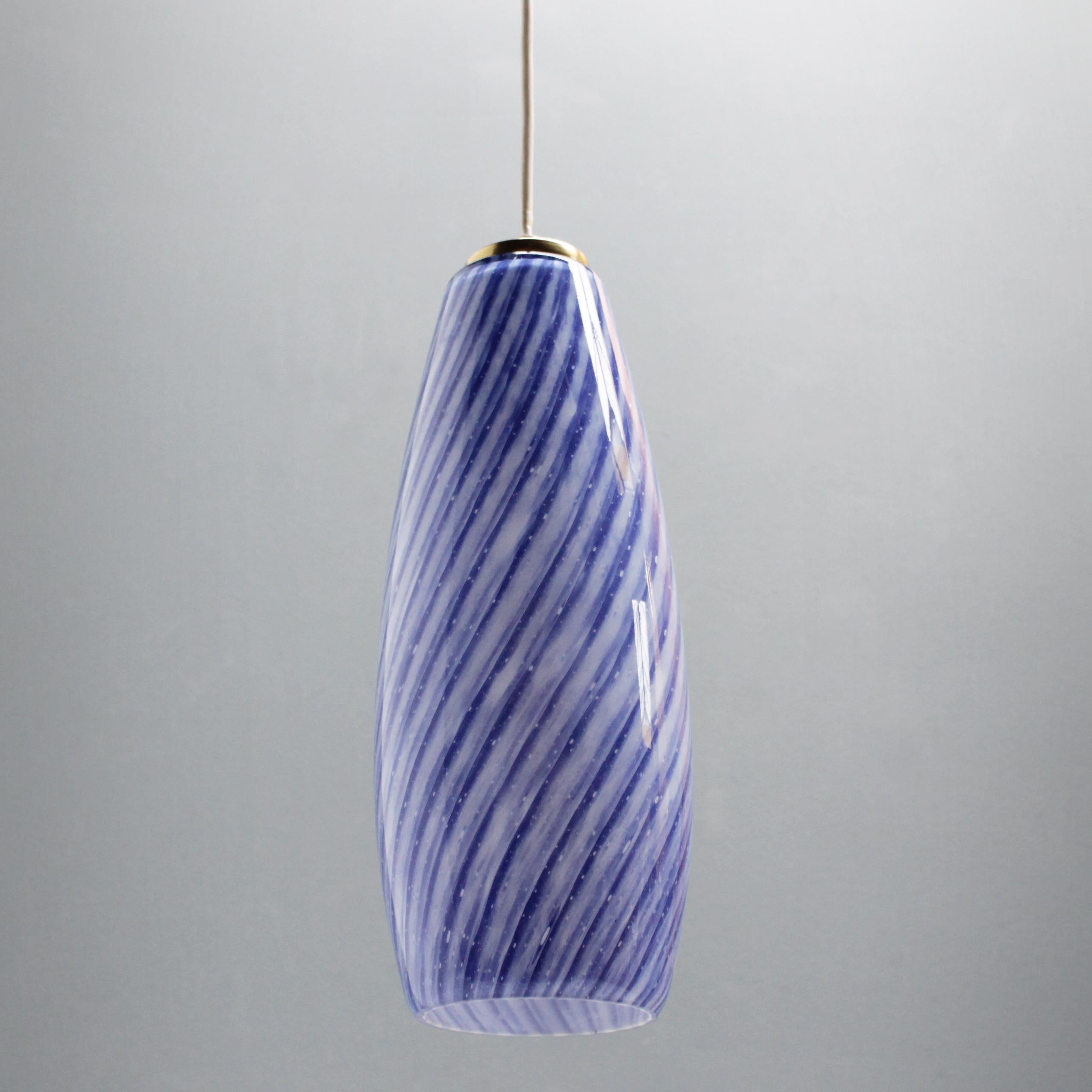 Italian Sigaro Pendant Attributed to Venini 2