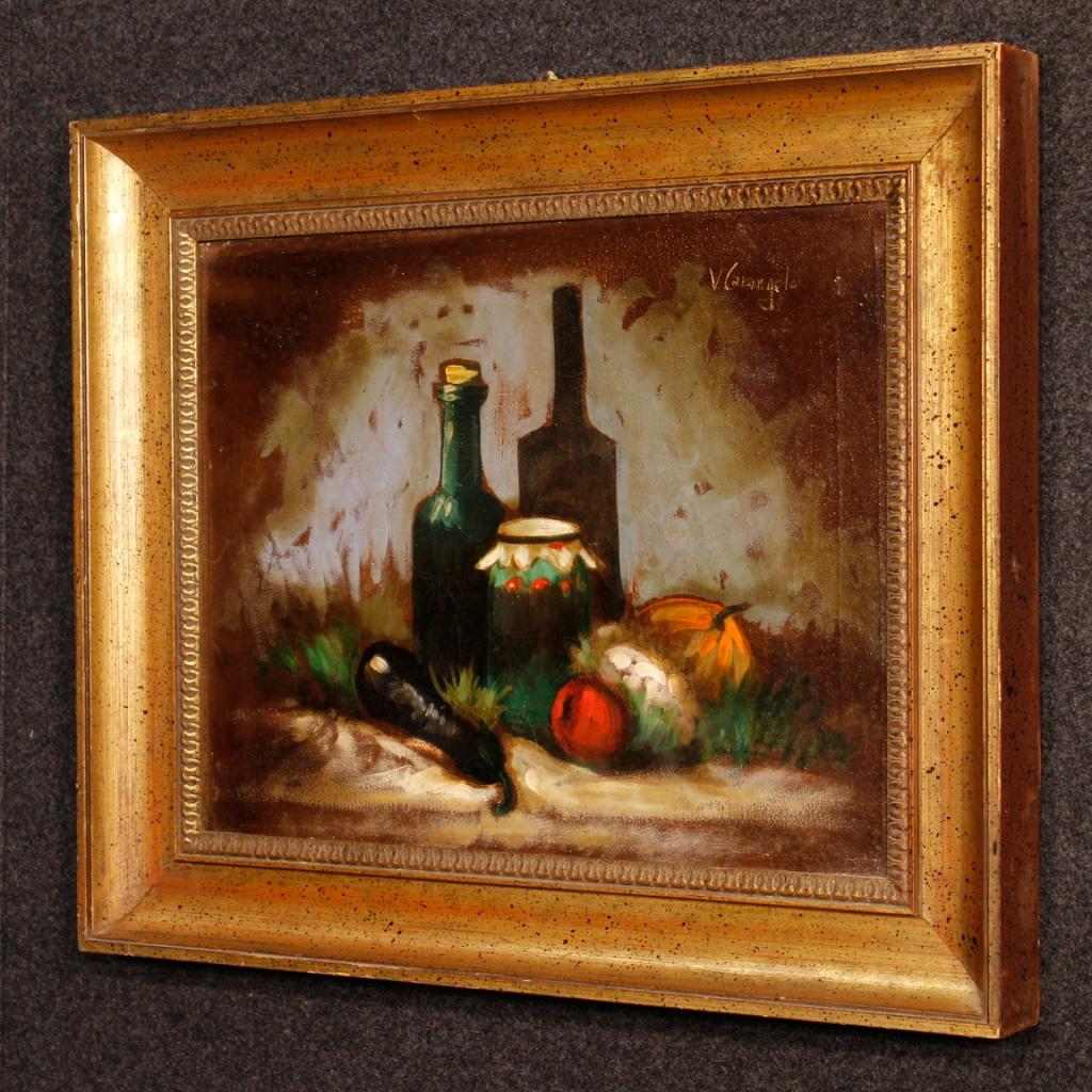 Italian Signed Painting Still Life, 20th Century For Sale 2