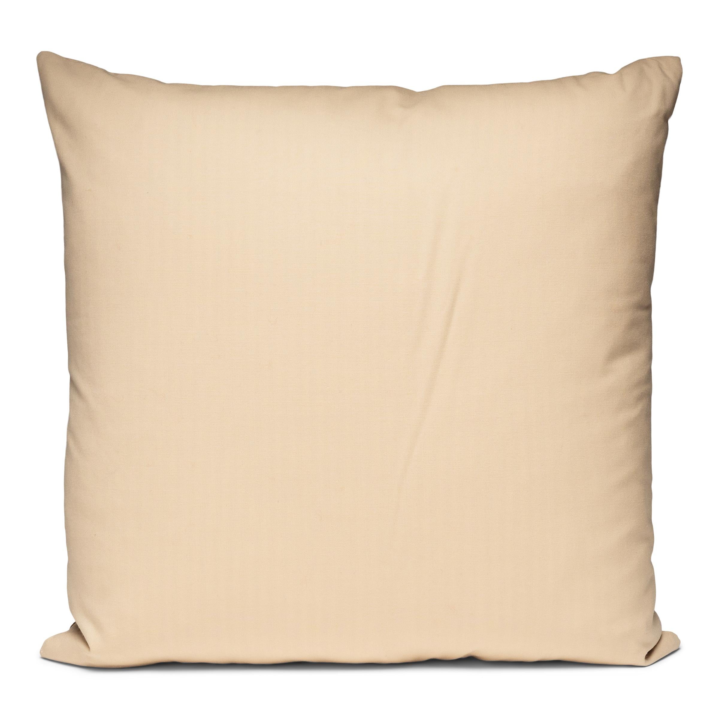 Quilted Italian Silk Brocade Pillow For Sale