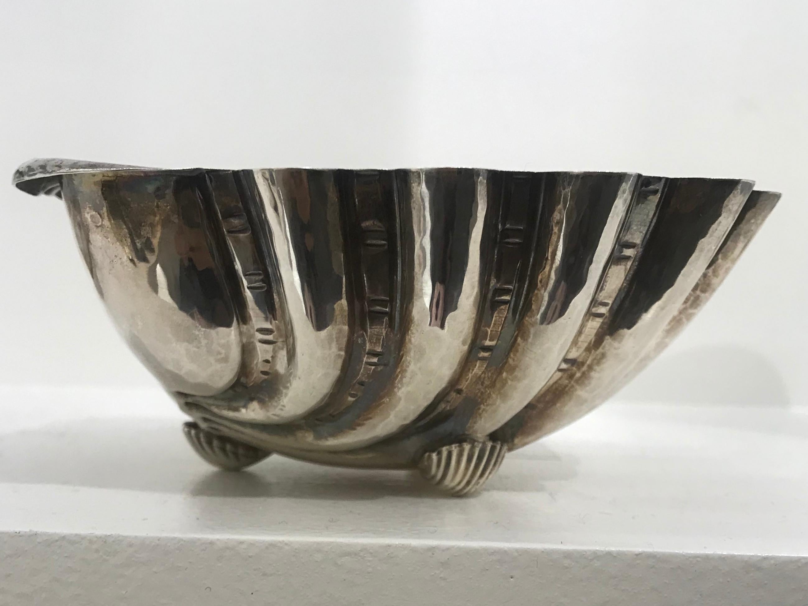 Italian Silver and Vermeil Shell Dish 1