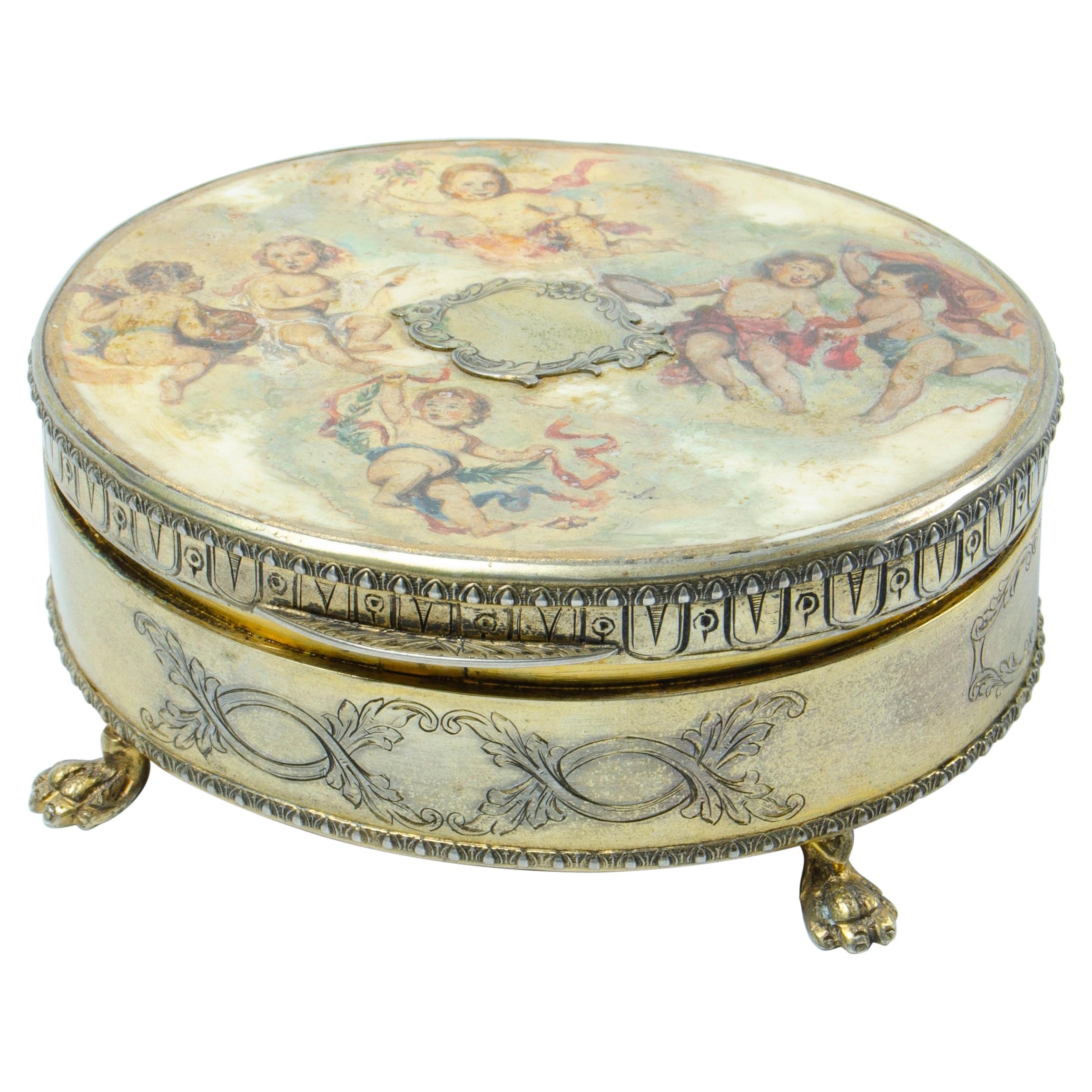 Caja de plata italiana ' Joyero '