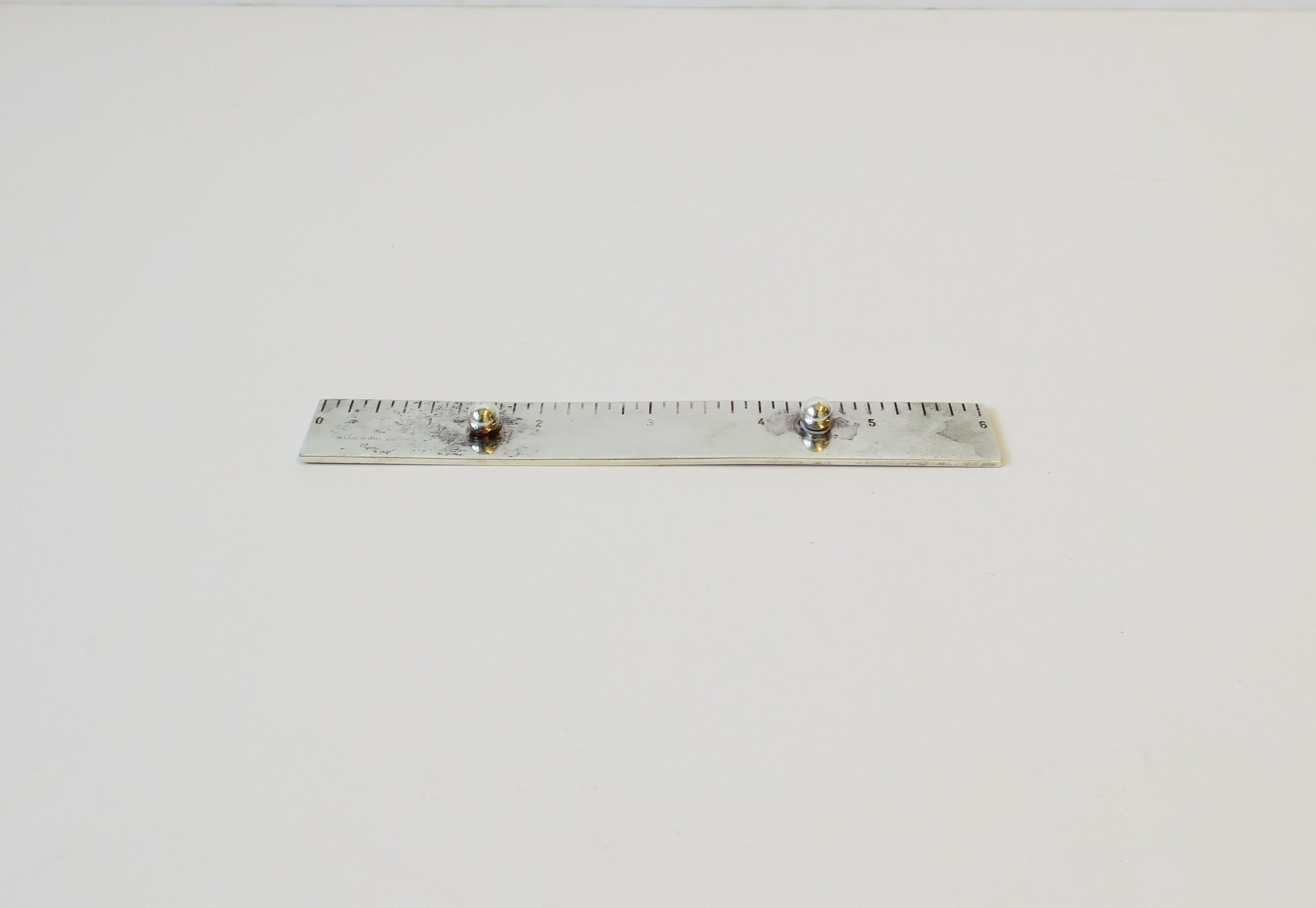 1.54 inches on a ruler