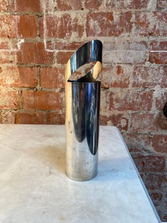 Porte-feuille à fleurs italien en argent, 1970