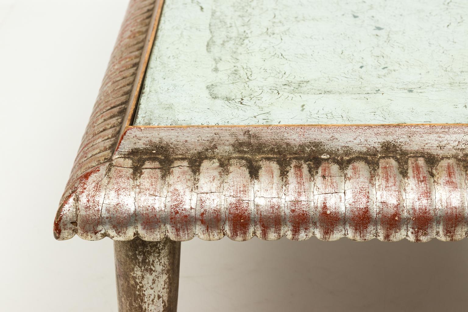 Italian Silver Leaf Low Table 5