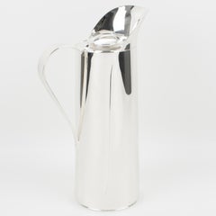 Italian Silver Plate Thermos Insulated Decanter Coffee Jug