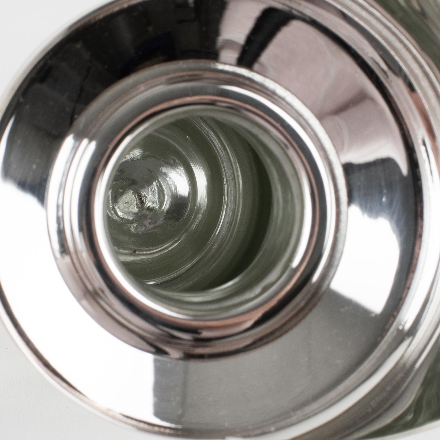 Italienische Silber Platte Thermos isoliert Dekanter Kaffee Krug (Metall) im Angebot