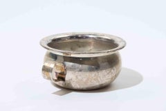 Vaso da notte / Cachepot italiano placcato in argento di Fornari Roma, anni '50