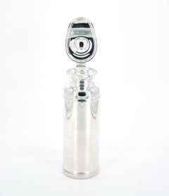 Italian Silver Plated Insulated Interior Hot / Cold Beverage Thermos