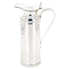 Italian Silver Plated Insulated Interior Hot / Cold Beverage Thermos
