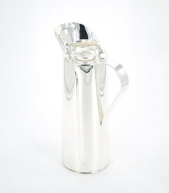 Italian Silver Plated Insulated Interior Hot / Cold Thermos
