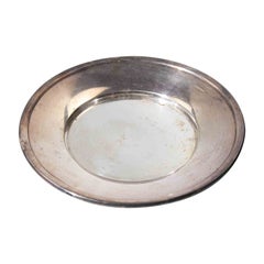 Italian Silver-Plated Serving Dish / Coaster by Broggi Milano. 1950s
