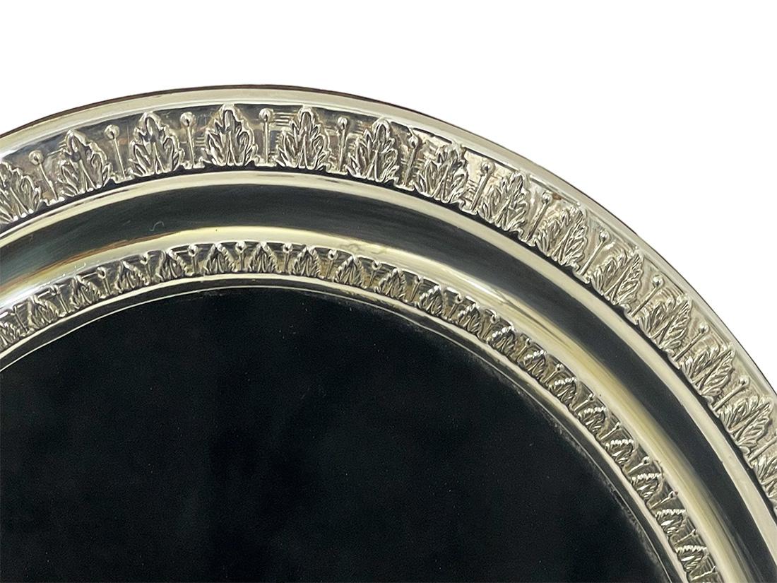 Italian Silver Table Mirror by Livi Giancarlo, 1968-1971 For Sale 3