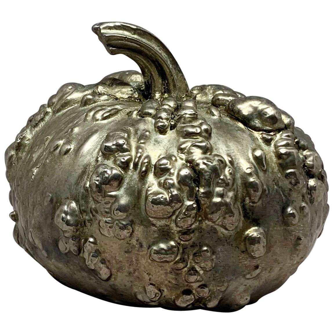 Italian Silvered Gourd For Sale