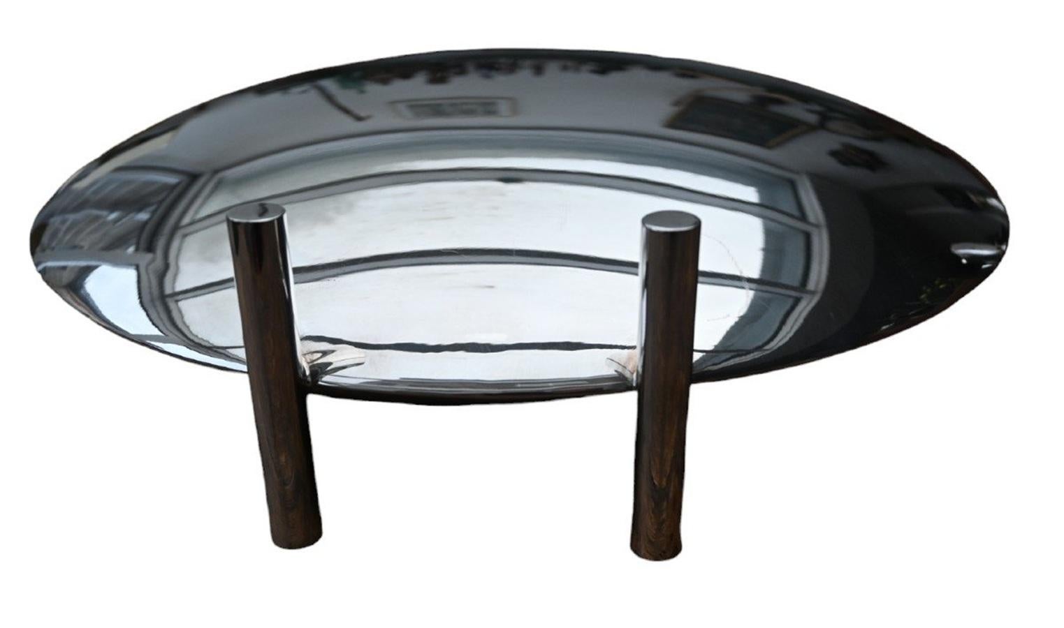 Mid-Century moderno Vaso italiano argentato dei Fratelli Cassetti.c1970, Design Ennio Pasini in vendita