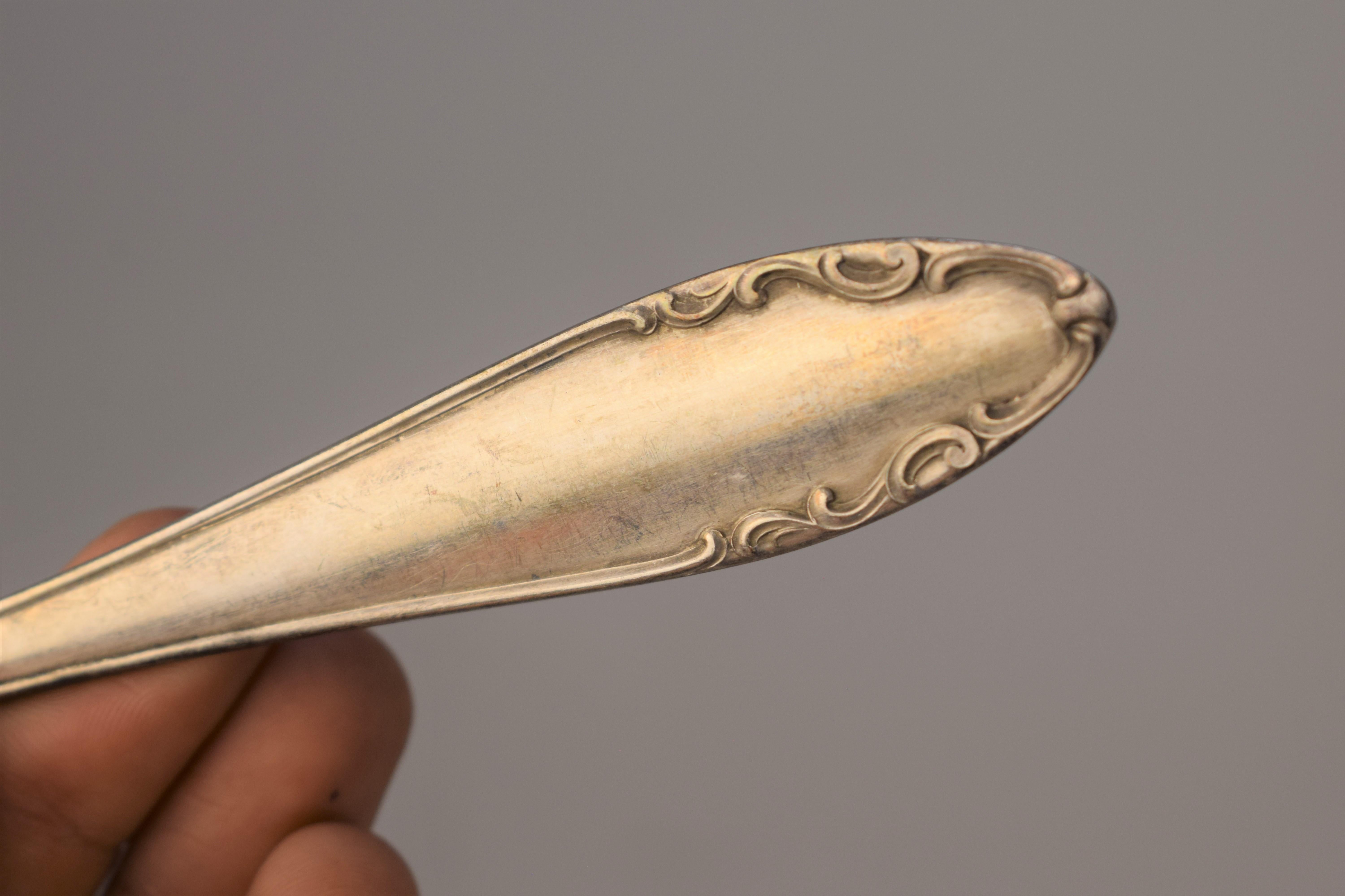 Platería italiana de Krupp Berndorf, años 50 en venta 4