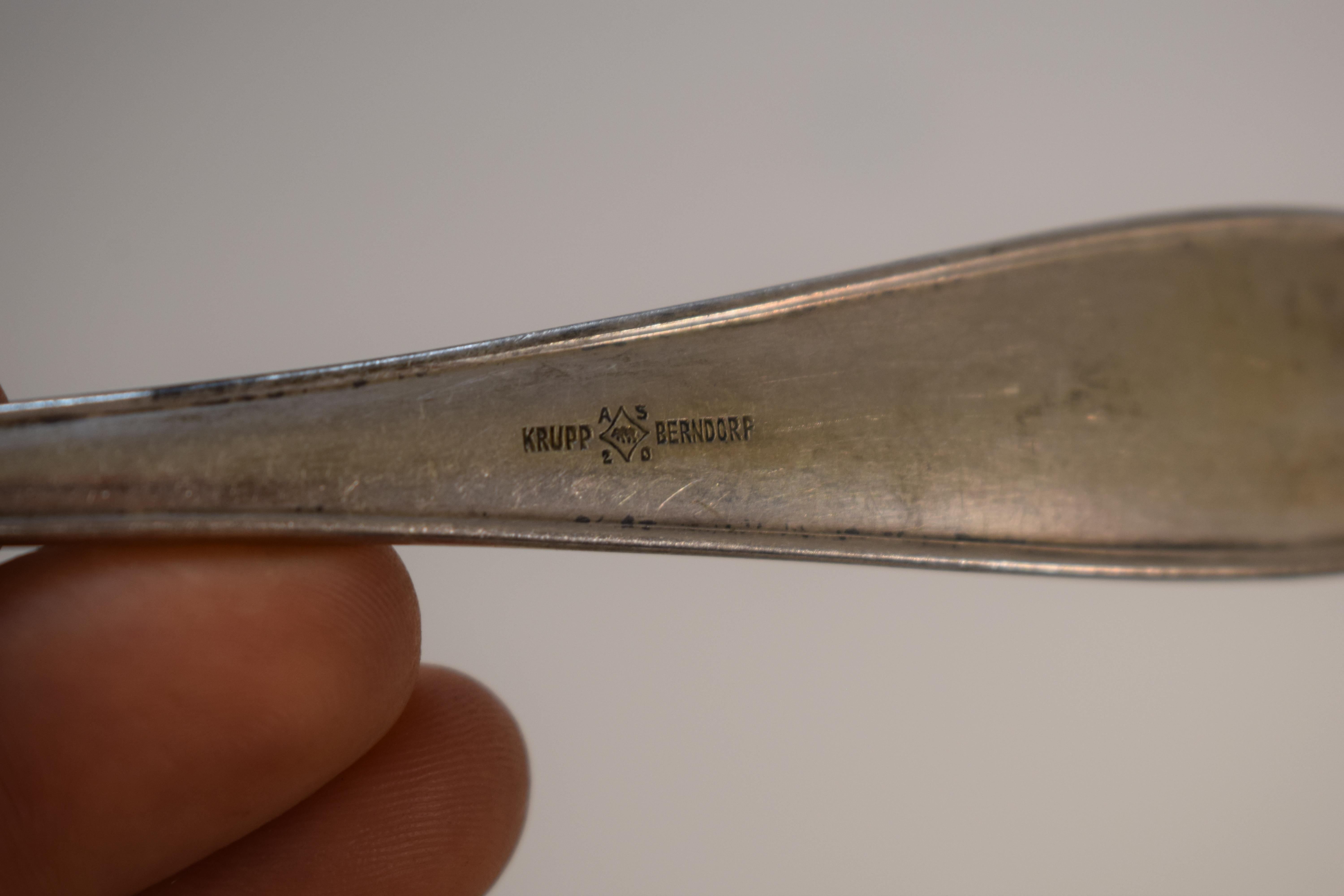 Platería italiana de Krupp Berndorf, años 50 en venta 5