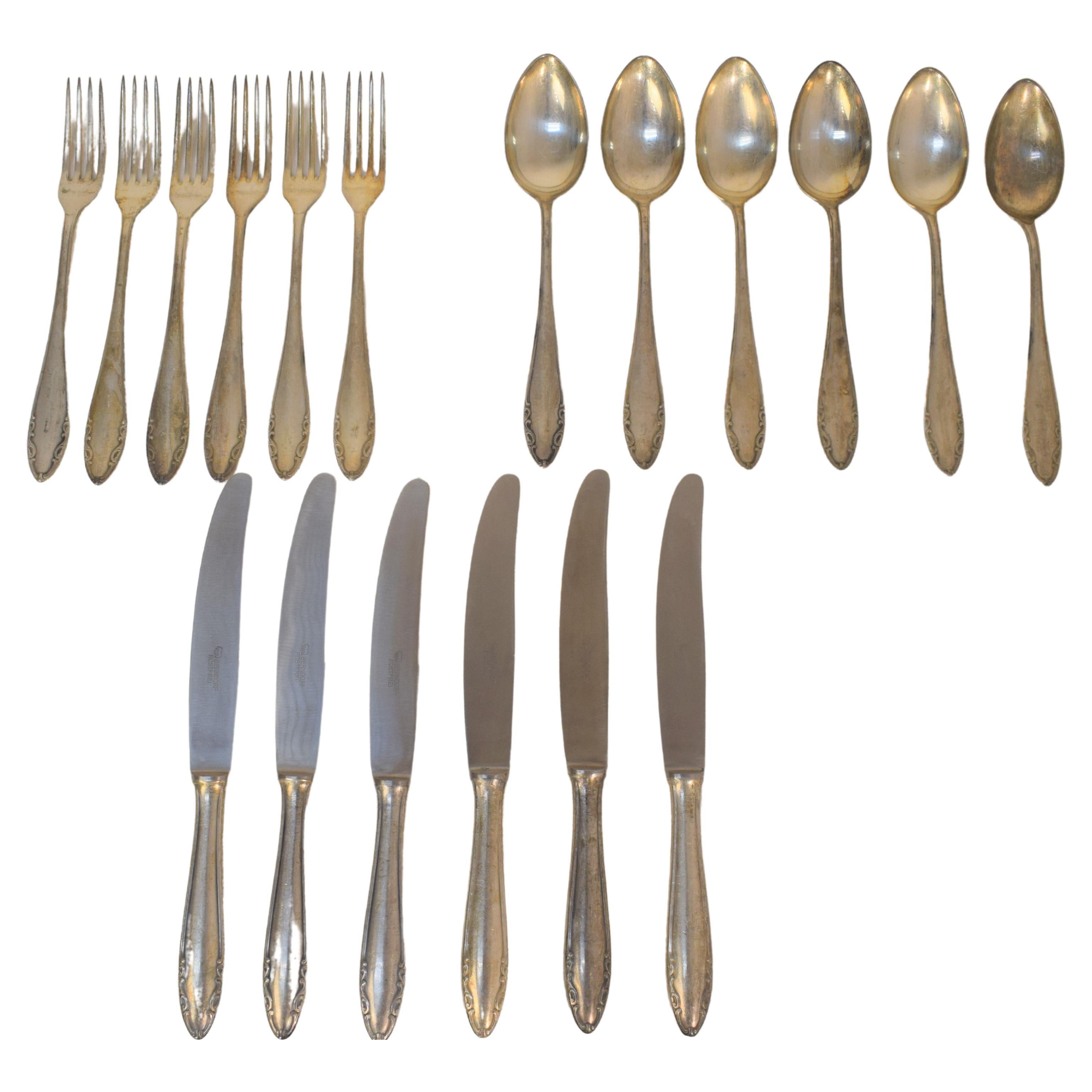 Italian silverware by Krupp Berndorf, 1950s