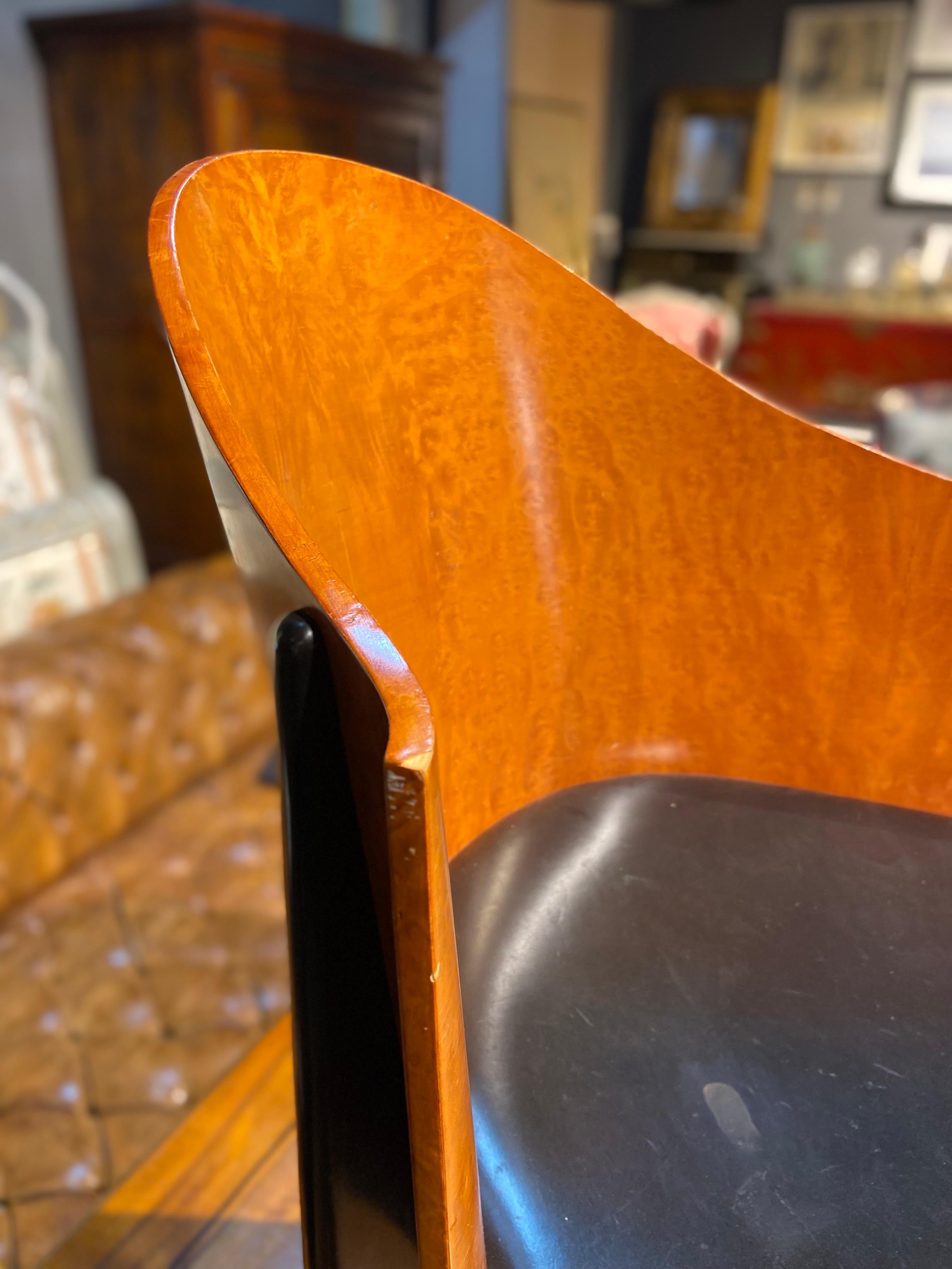 Italian Single Toscana Chair Designed by Piero Sartogo for Saporiti In Good Condition For Sale In Sofia, BG