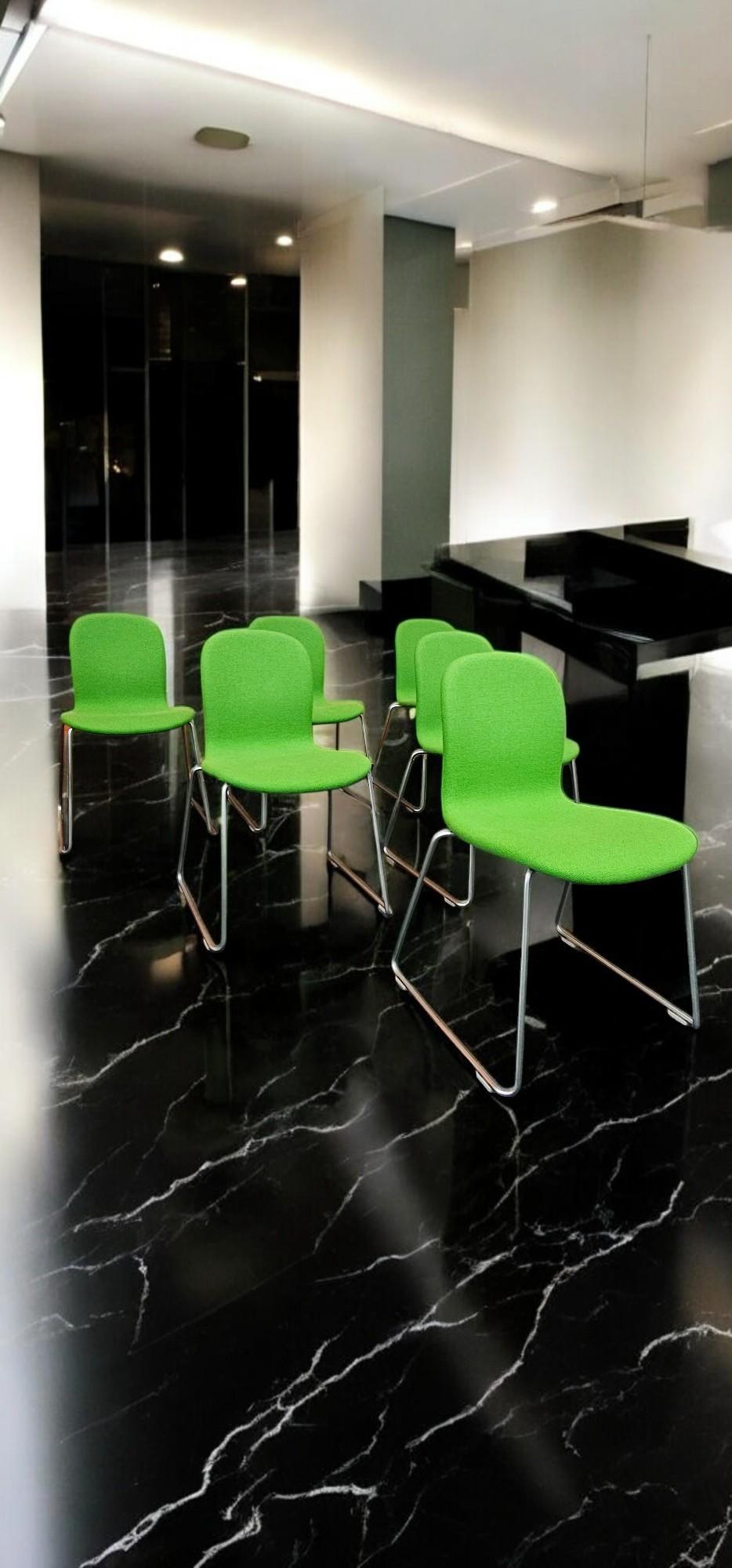 Italian Six Chairs Tate Soft designed by Jasper Morrison for Cappellini, 2010 12