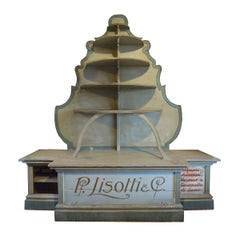 Italian Six-Tier Display Shelf for Lisotti Distilling