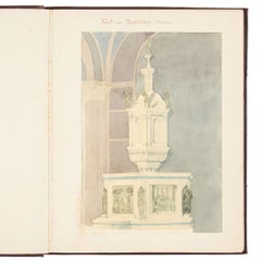 “Italian Sketches, Oct, Nov and December 1894” – Grand Tour Architectural Sketch