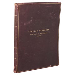 “Italian Sketches, Oct, Nov and December 1894” – Grand Tour Architectural Sketch