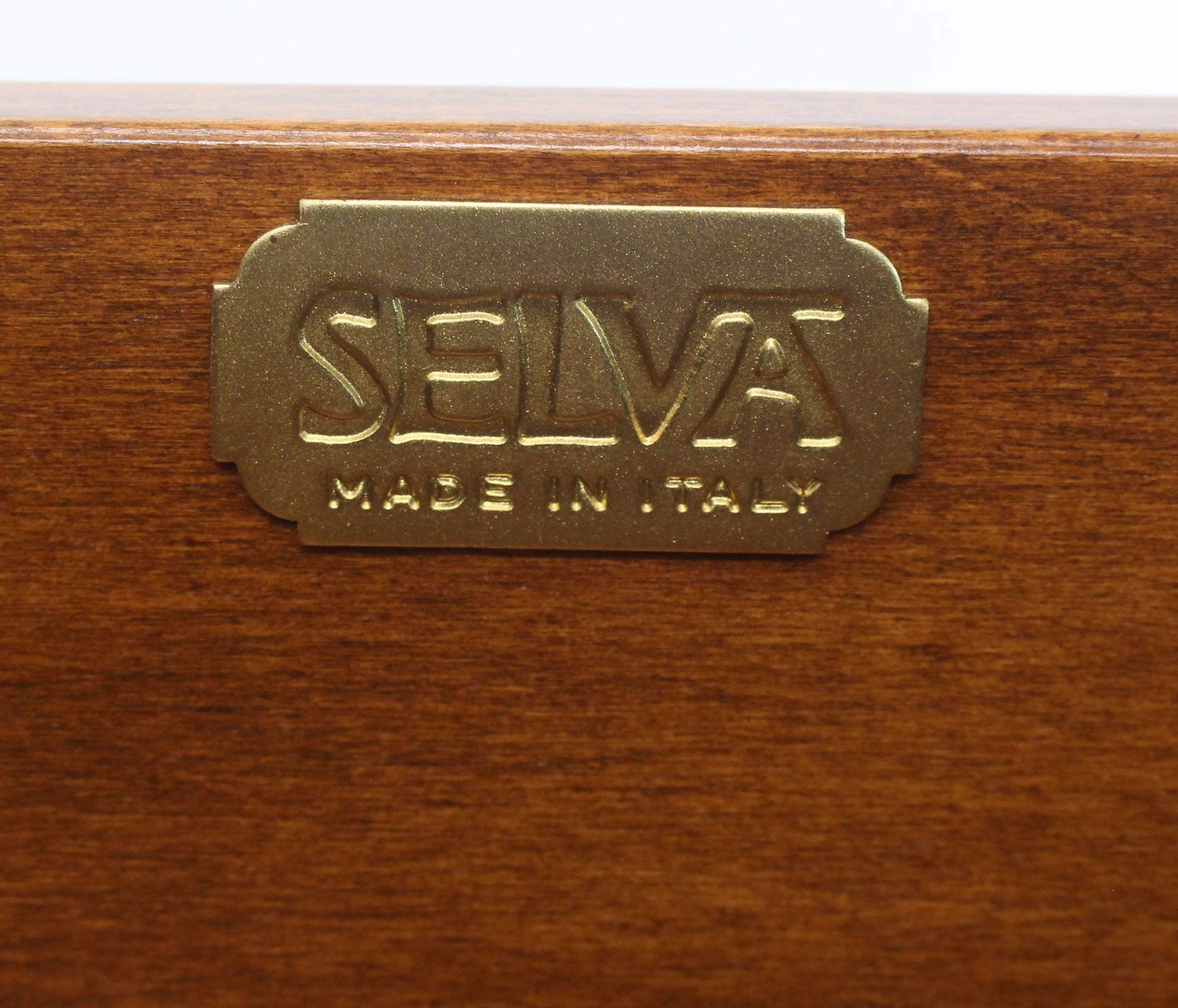 Petit bureau de dame italien en bois de ronce avec chaise 3