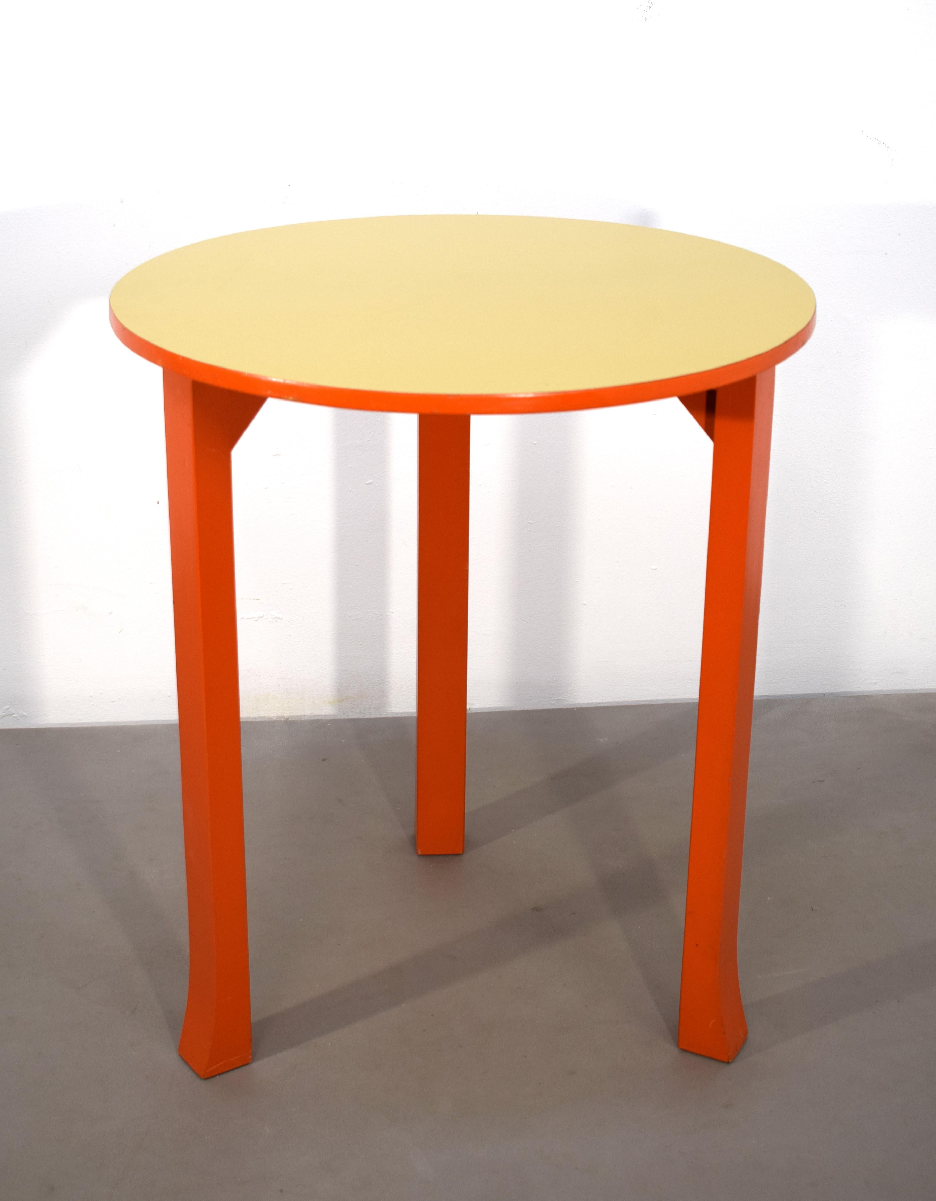 Mid-20th Century Italian side table, lacquered wood, 1960s For Sale
