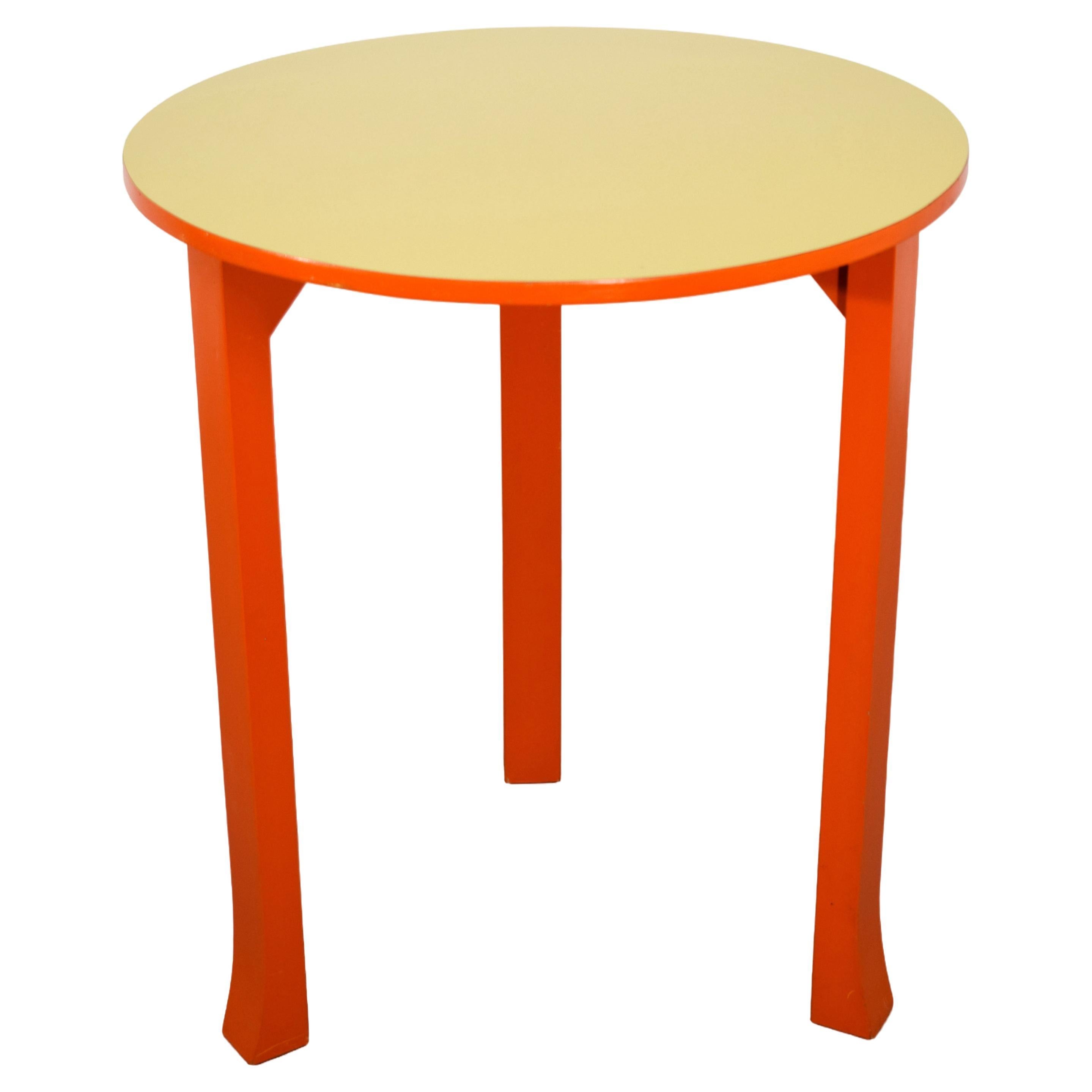 Italian side table, lacquered wood, 1960s For Sale