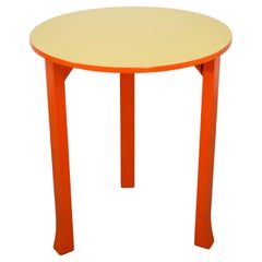 Italian side table, lacquered wood, 1960s