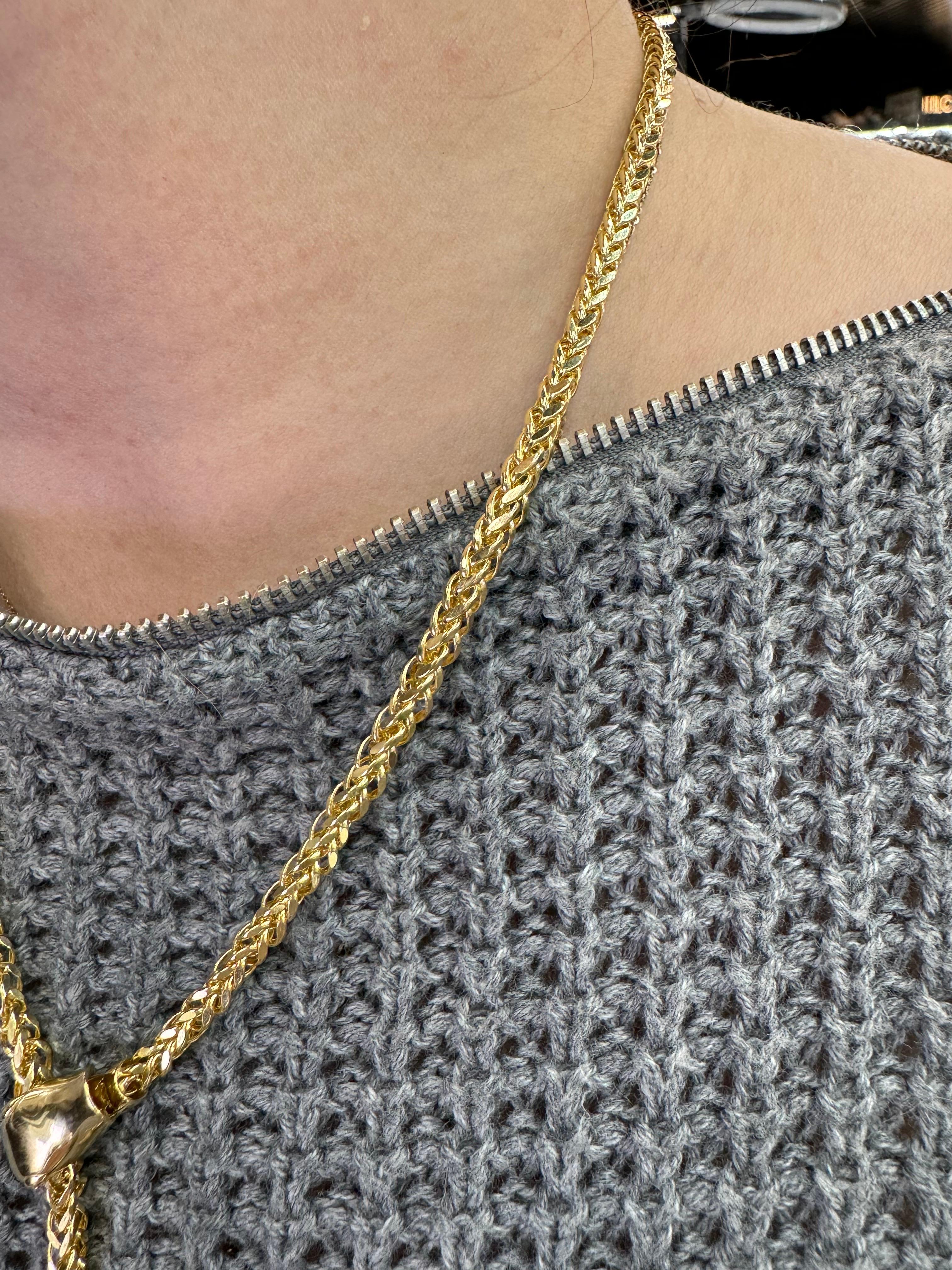 Verstellbare italienische Lariat-Halskette mit Schlangenmotiv aus 14 Karat Gelbgold 15 Gramm im Angebot 7