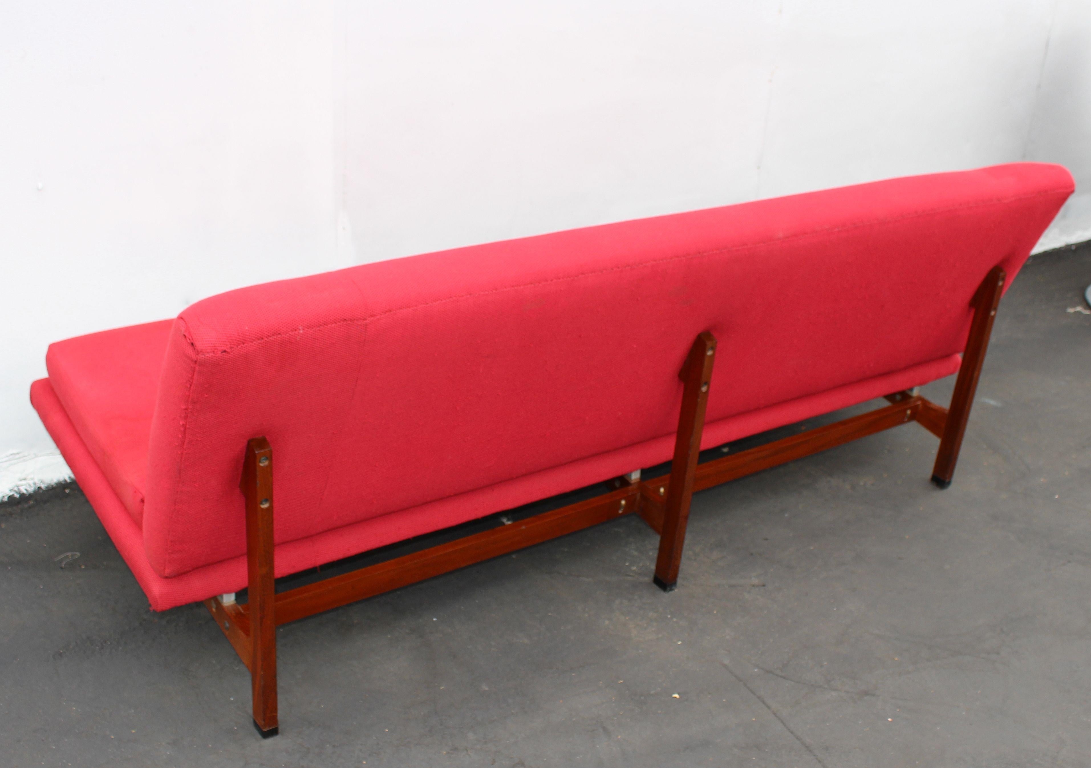Italian Sofa and the Chair by Ico Parisi for Mim Roma In Good Condition For Sale In Los Angeles, CA
