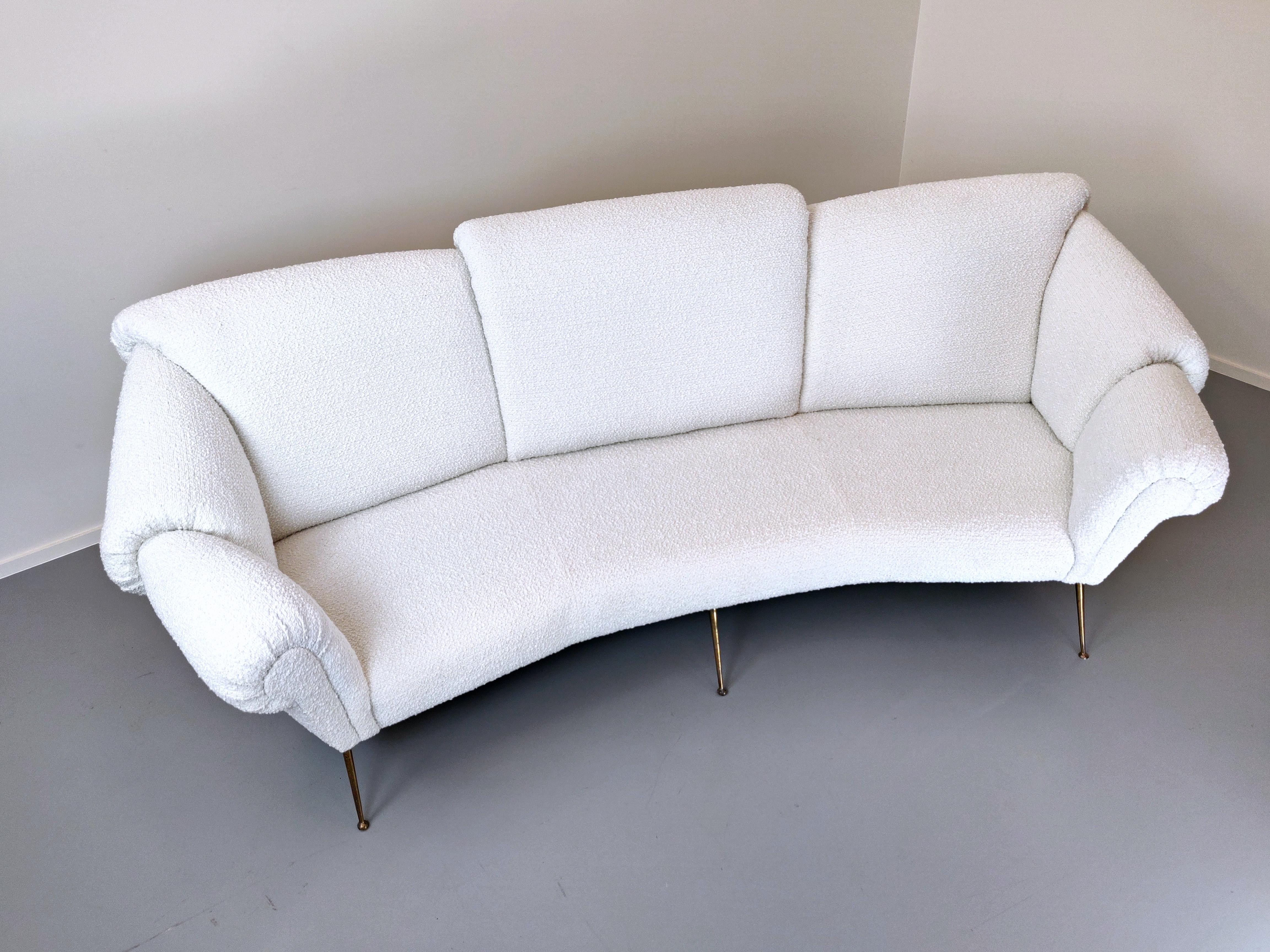 Italian Mid-Century Modern Sofa Attributed to Giacomo Balla, 1950s 6