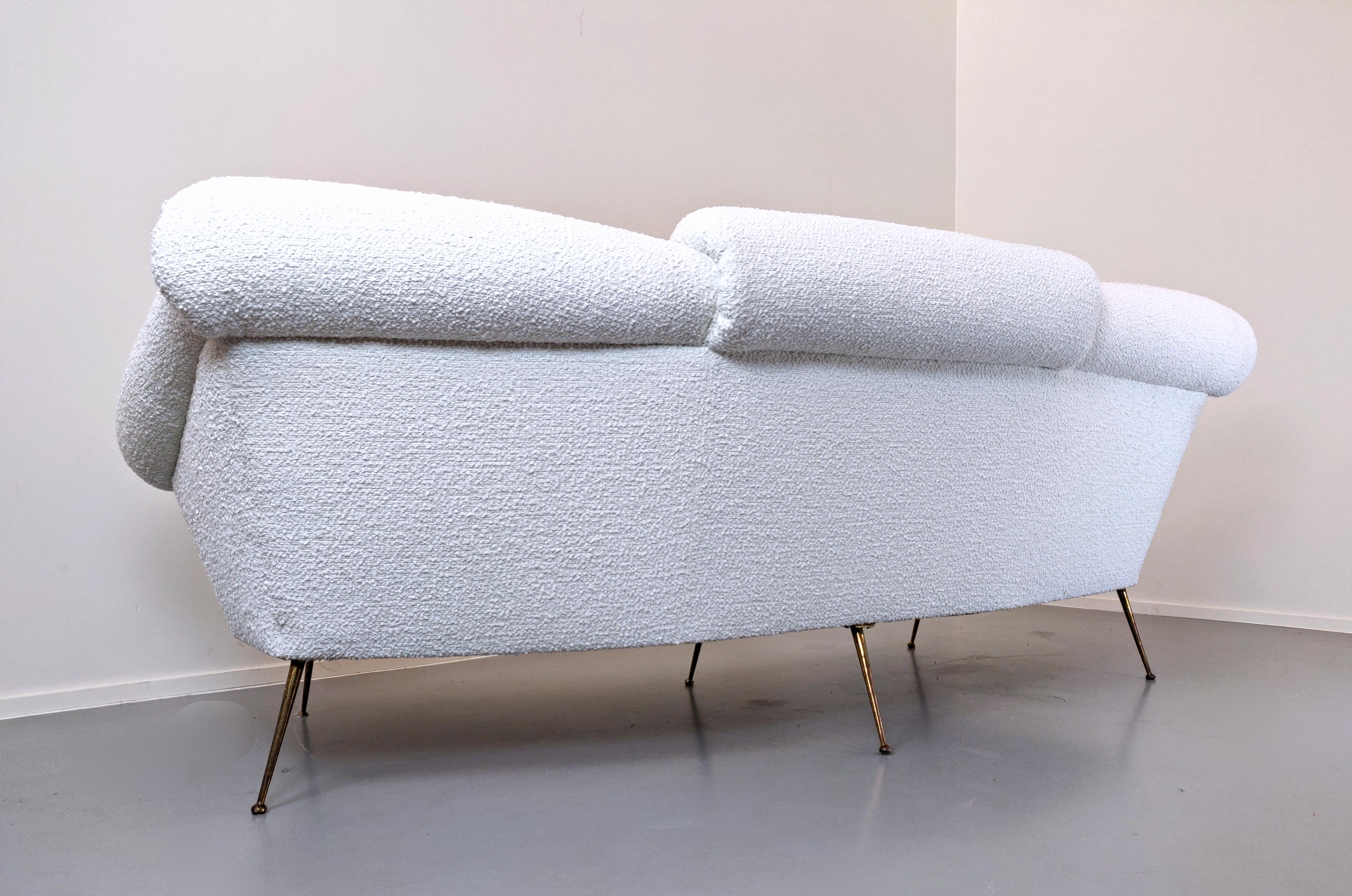 Italian Mid-Century Modern Sofa Attributed to Giacomo Balla, 1950s 8