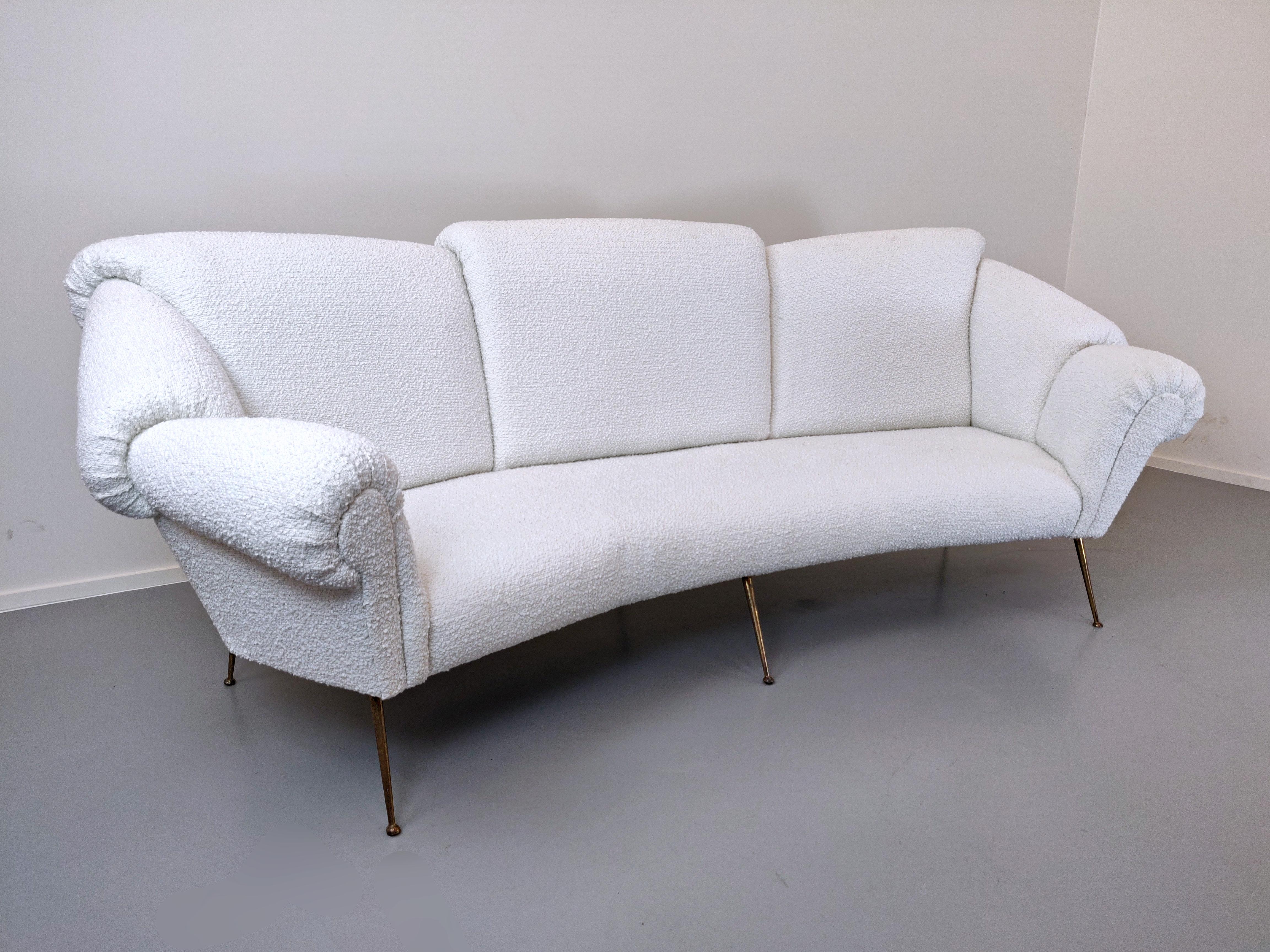 Mid-20th Century Italian Mid-Century Modern Sofa Attributed to Giacomo Balla, 1950s