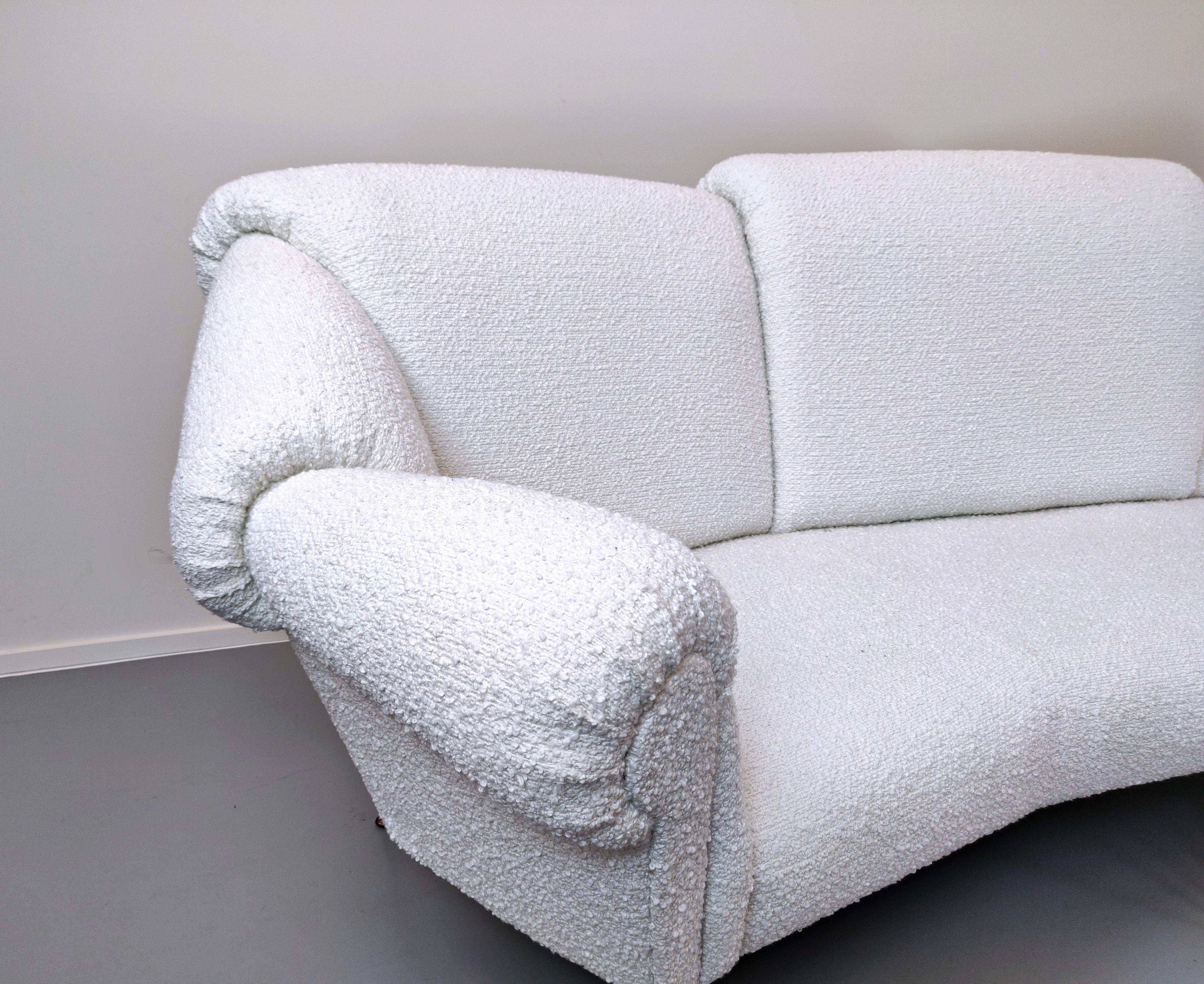 Fabric Italian Mid-Century Modern Sofa Attributed to Giacomo Balla, 1950s