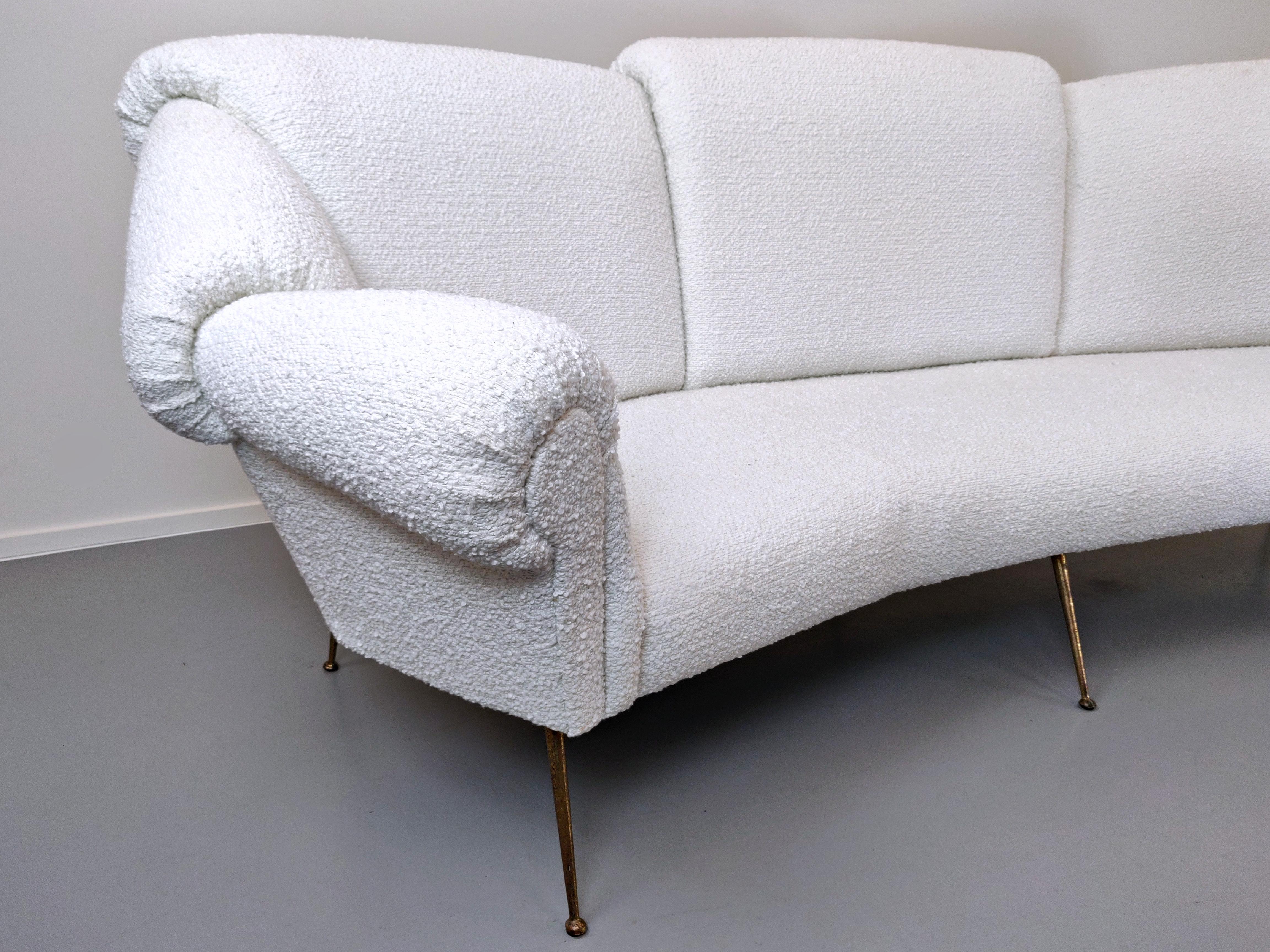 Italian Mid-Century Modern Sofa Attributed to Giacomo Balla, 1950s 2