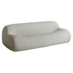 Italian Sofa in Ivory Alpaca Boucle